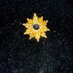 Vintage starburst brooch
